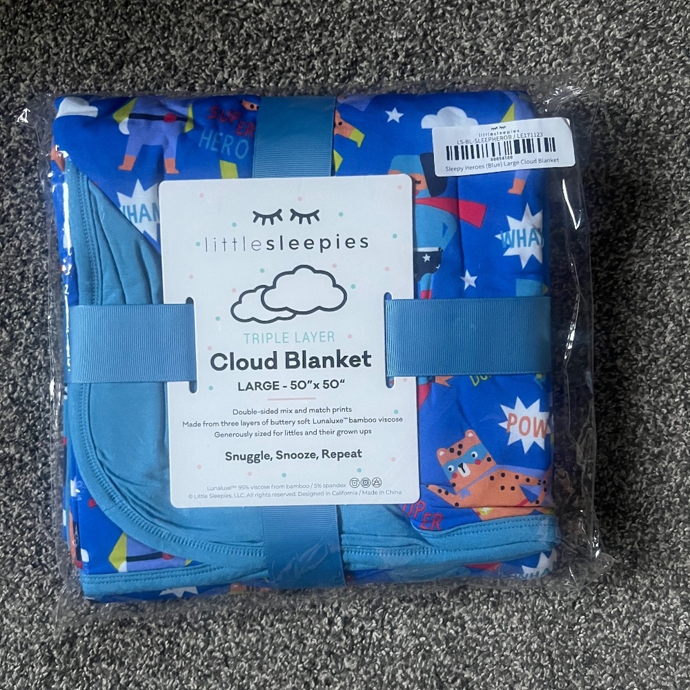 Little Sleepies Superhero Cloud